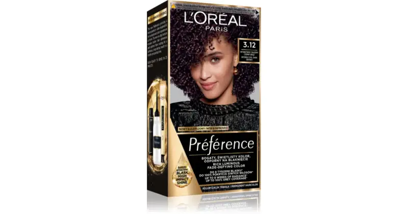 L’Oréal Paris Préférence tinta permanente per capelli colore 3.12 Toronto