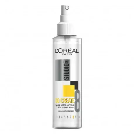 L Oreal Paris Studio Line Go Create Spray Ultra-Preciso Fissaggio Iperforte 150 Ml