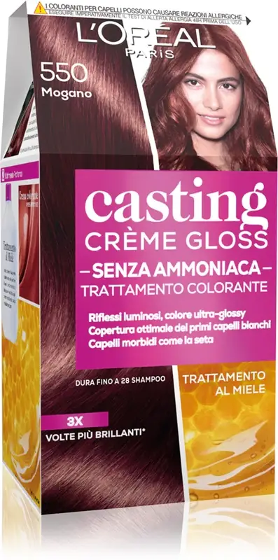 L Oreal Paris Tinta Per Capelli Casting Creme Gloss Senza Ammoniaca N550 Mogano