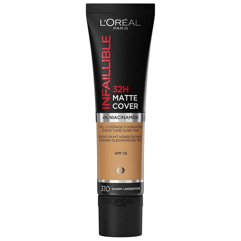 Viso Infaillible 32H Matte Cover 310 Warm Undertone - Fondotinta