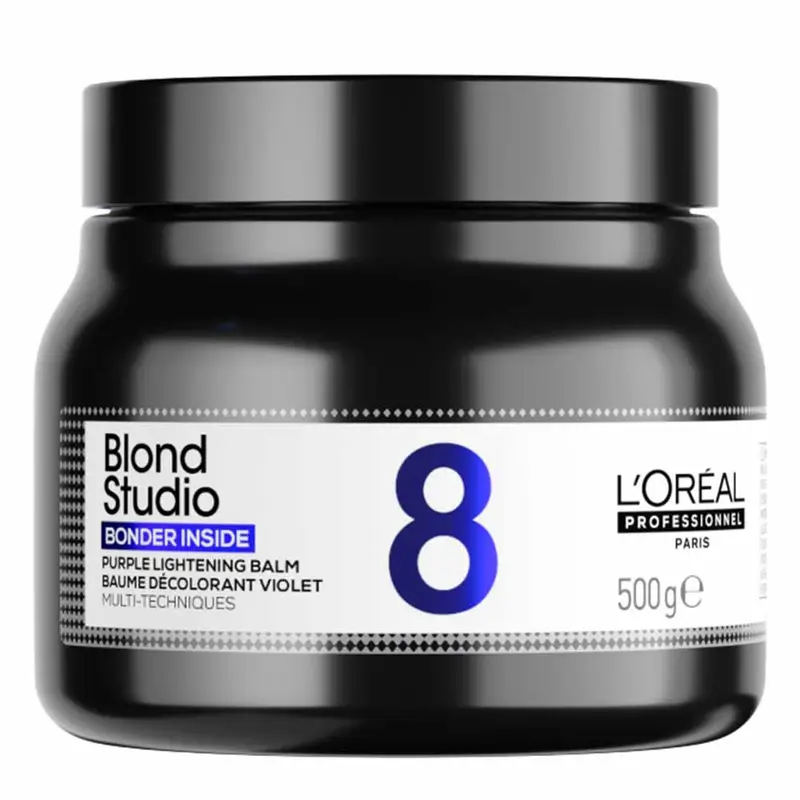 L'Oreal Professionnel, Blond Studio 8, Schiarente, Crema Ossidante per Capelli, 500 ml