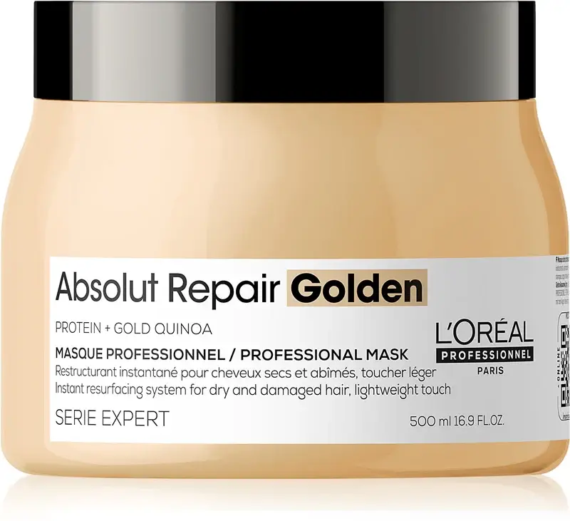 Serie Expert Absolut Repair Golden maschera rigenerante per capelli rovinati e secchi 500 ml
