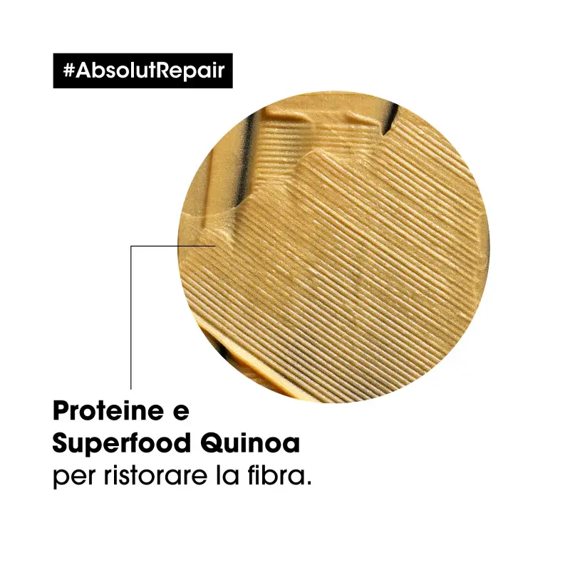 SERIE EXPERT New Absolut Repair Golden Mask - Maschera capelli rovinati, Capelli danneggiati miniatura 5