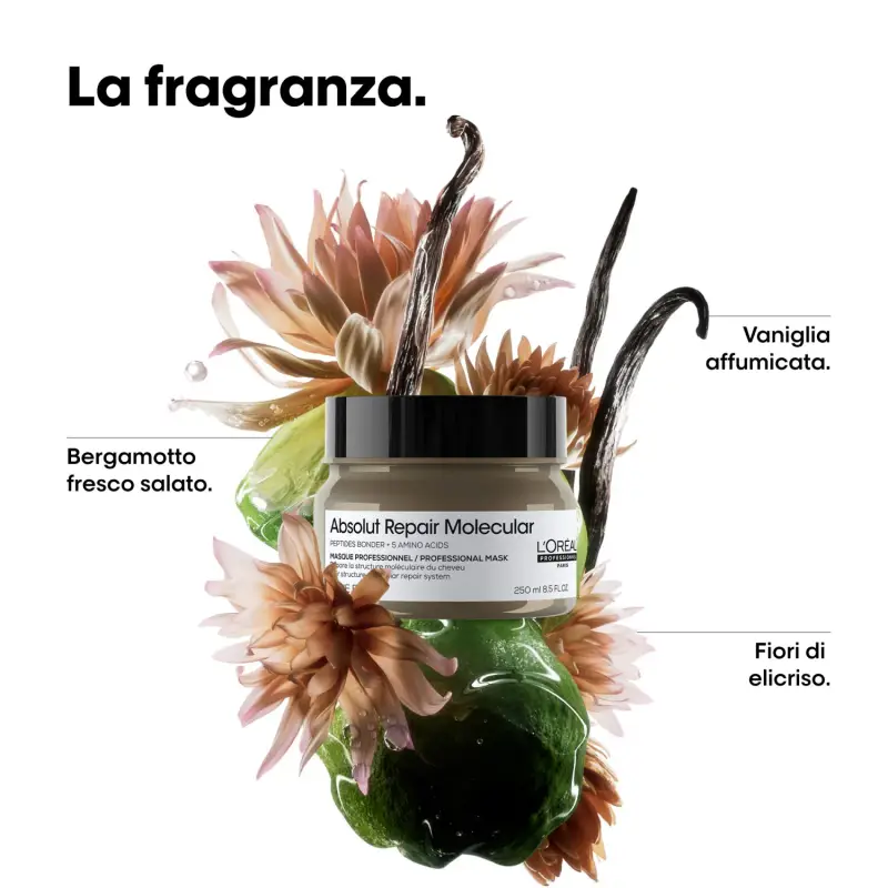 SERIE EXPERT New Absolut Repair Molecular Mask - Maschera capelli rovinati, Capelli danneggiati miniatura 5