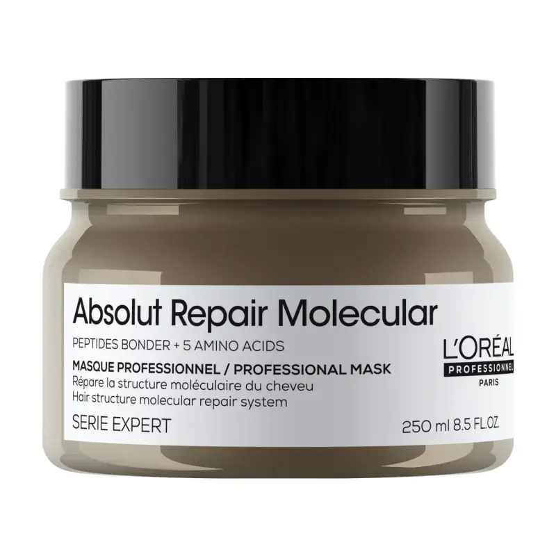 SERIE EXPERT New Absolut Repair Molecular Mask - Maschera capelli rovinati, Capelli danneggiati