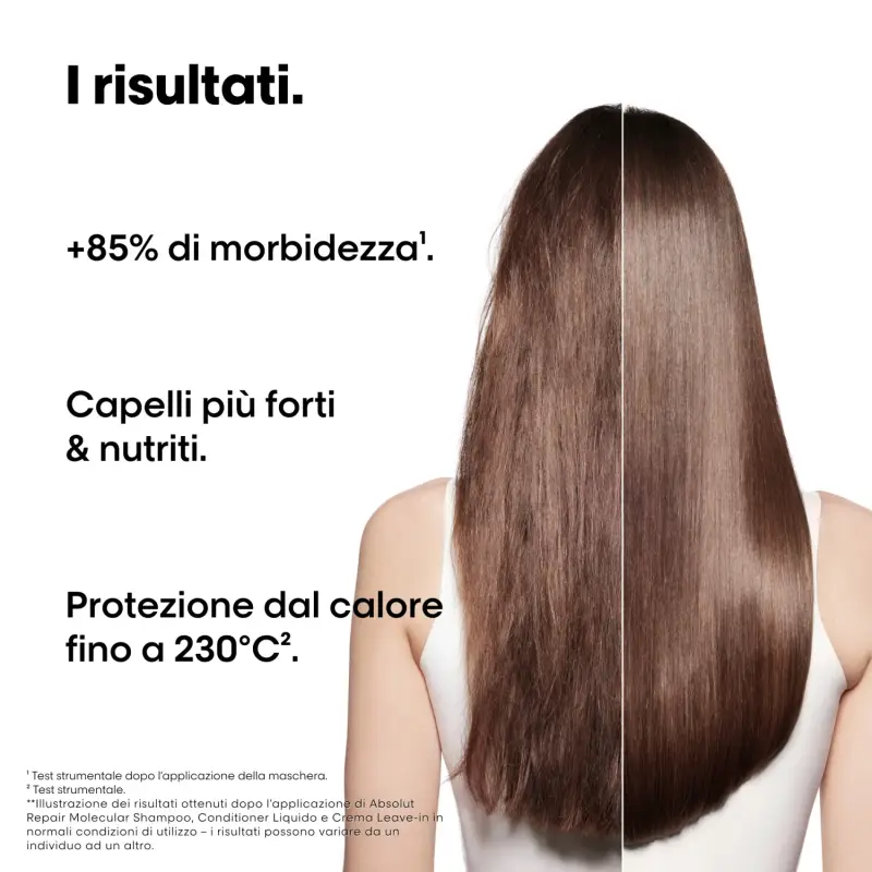 SERIE EXPERT New Absolut Repair Molecular Mini Trio Kit Shampoo + Conditioner Liquido + Leave-in - Cofanetto per capelli miniatura 4