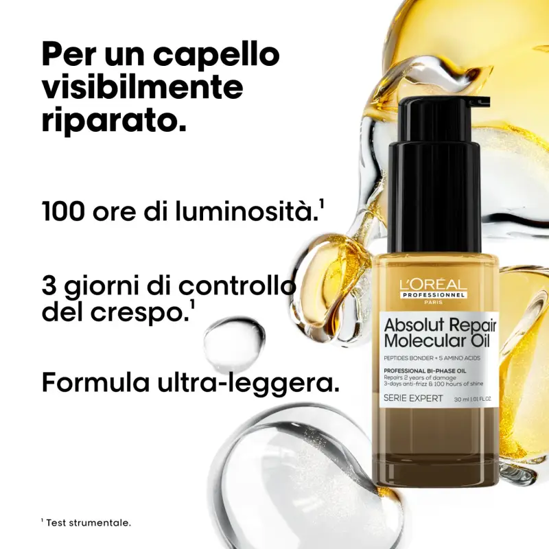 SERIE EXPERT New Absolut Repair Molecular Oil - Olio capelli miniatura 2