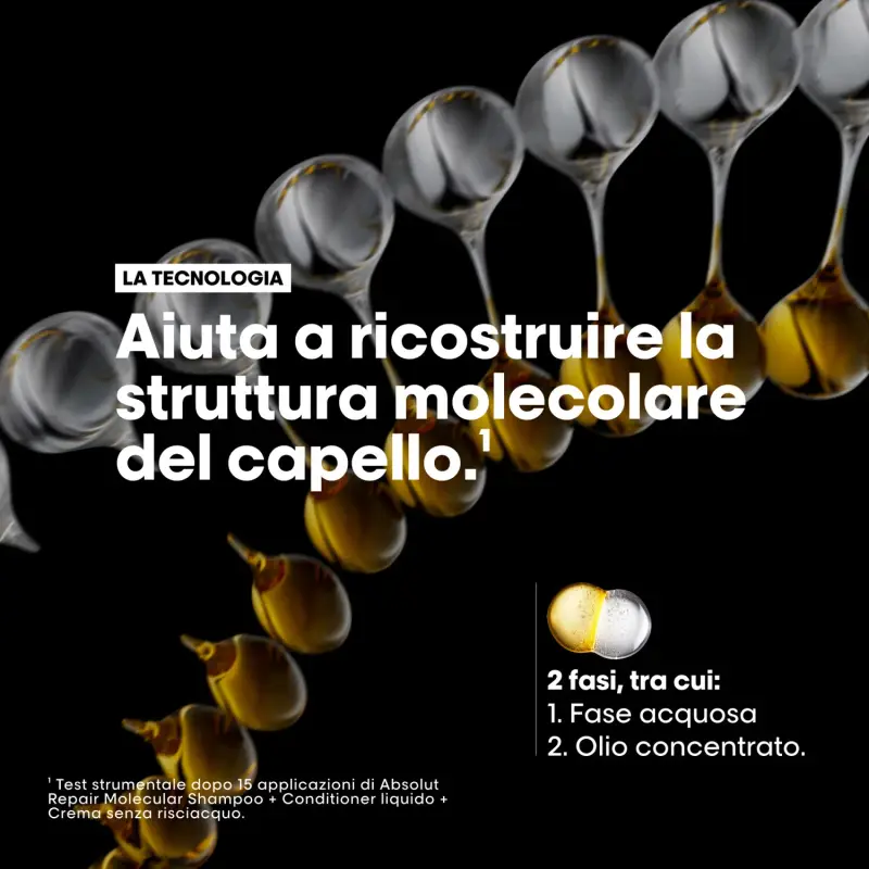 SERIE EXPERT New Absolut Repair Molecular Oil - Olio capelli miniatura 4