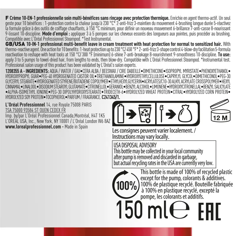 SERIE EXPERT New Blow-Dry Fluidifier - Styling e trattamento capelli miniatura 5