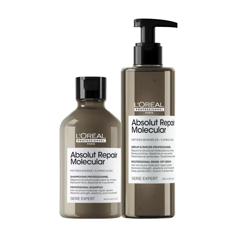 SERIE EXPERT New Cofanetto Absolut Repair Molecular Duo - Cofanetto per capelli miniatura 3