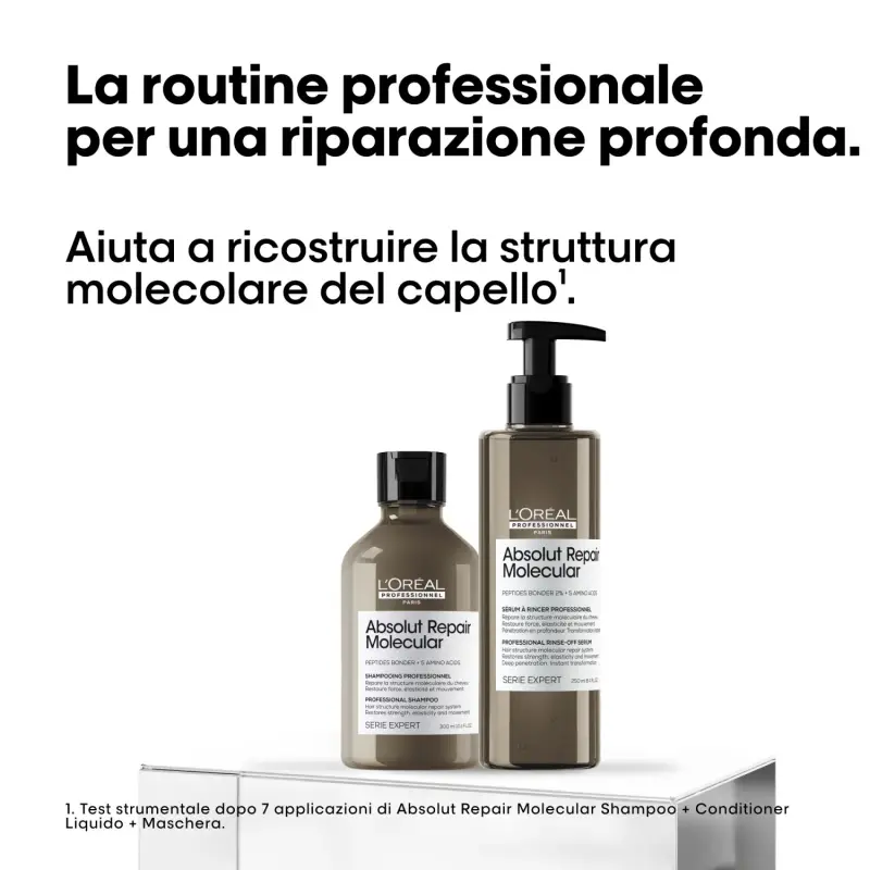 SERIE EXPERT New Cofanetto Absolut Repair Molecular Duo - Cofanetto per capelli miniatura 4