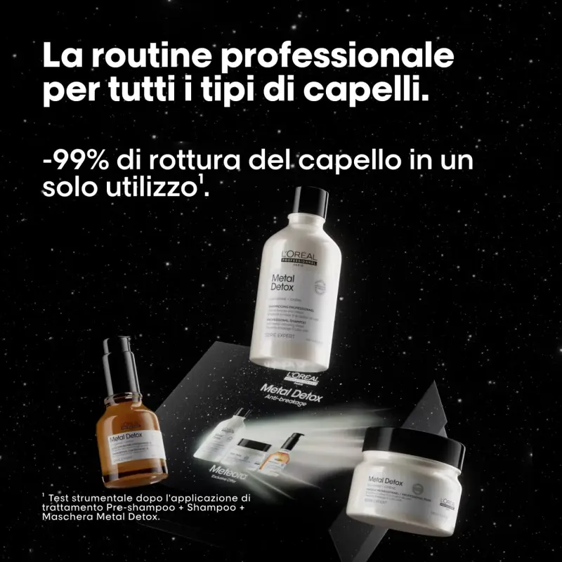 SERIE EXPERT New Cofanetto Natale Metal Detox Shampoo + Maschera + Olio - Maschera capelli grassi, Olio capelli, Cofanetto per c miniatura 3