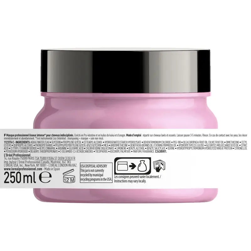 SERIE EXPERT New Liss Unlimited Mask - Capelli secchi miniatura 5