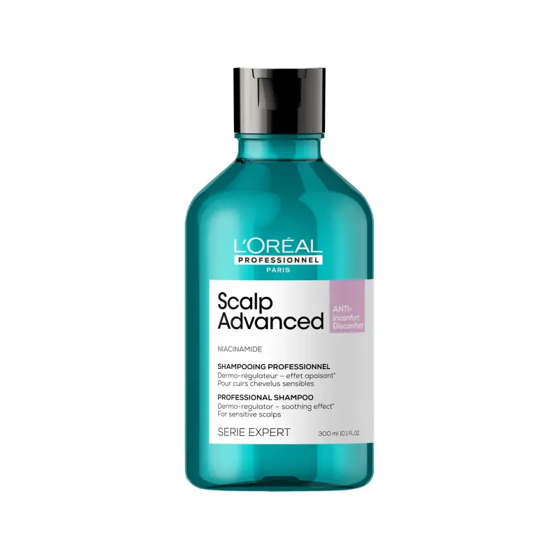 SERIE EXPERT New Scalp Advanced Shampoo Anti-Discomfort - Shampoo purificante, Capelli grassi