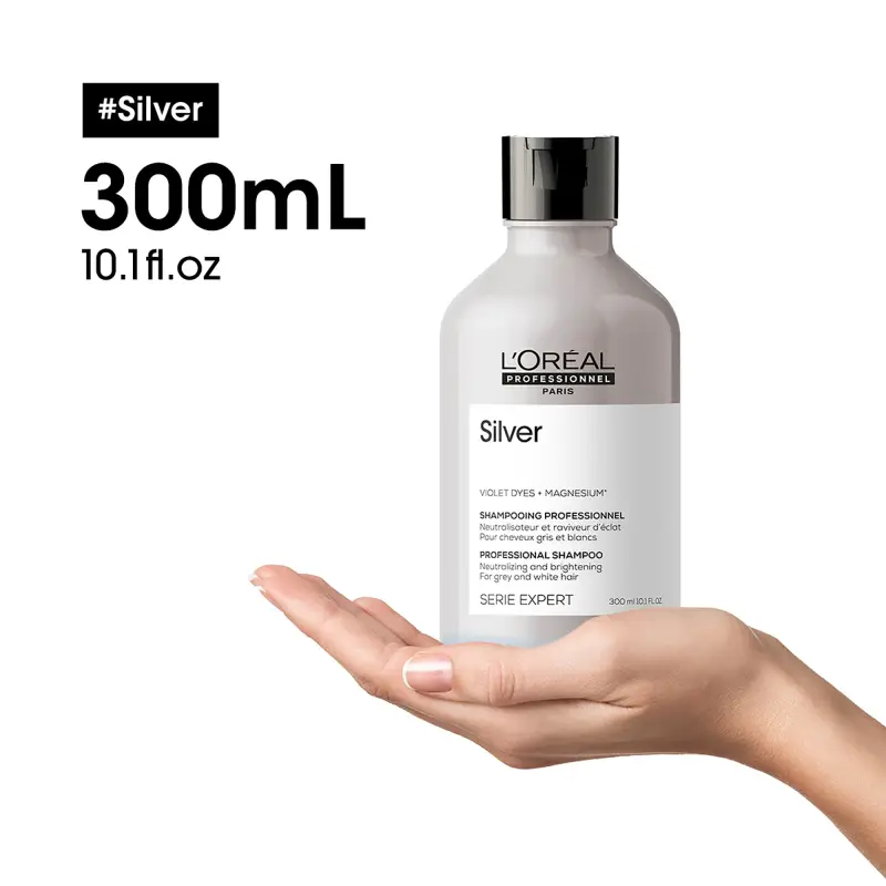 SERIE EXPERT New Silver Shampoo - Shampoo capelli colorati, Capelli colorati miniatura 3