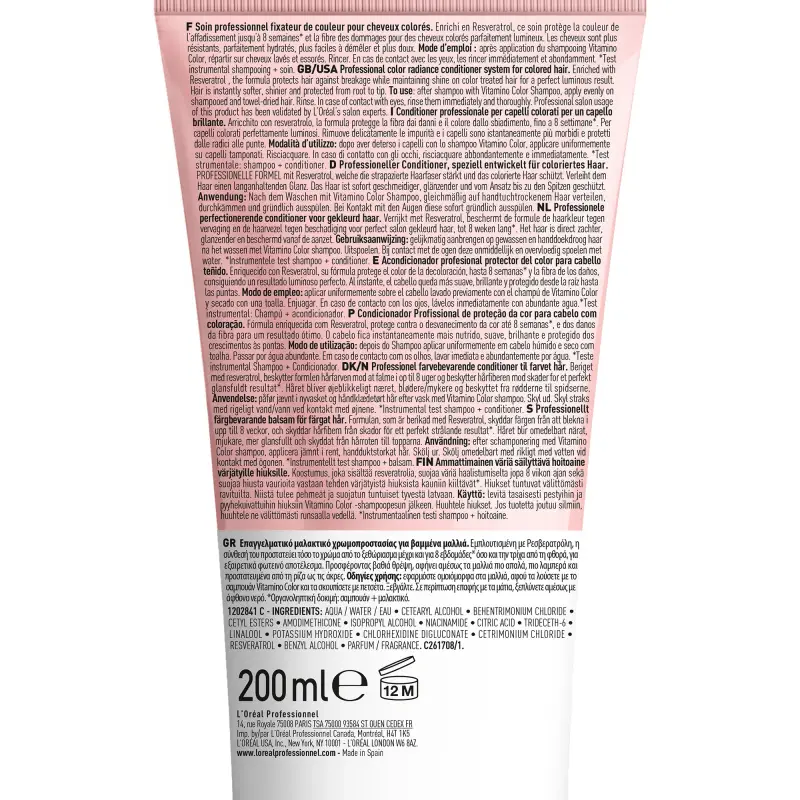 SERIE EXPERT New Vitamino Color Conditioner - Capelli colorati miniatura 4