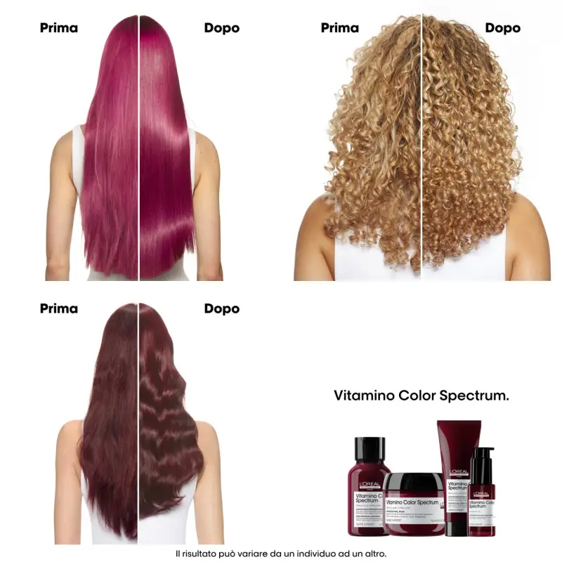 SERIE EXPERT New Vitamino Color Spectrum Glass Shine Serum - Siero capelli miniatura 3