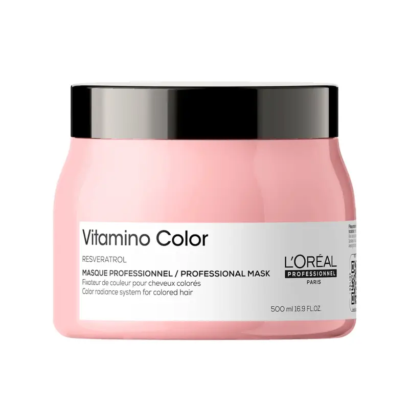 L Oreal Professionnel Serie Expert Vitamino Color Resveratrol Maschera in crema per capelli per la protezione del colore 500 ml