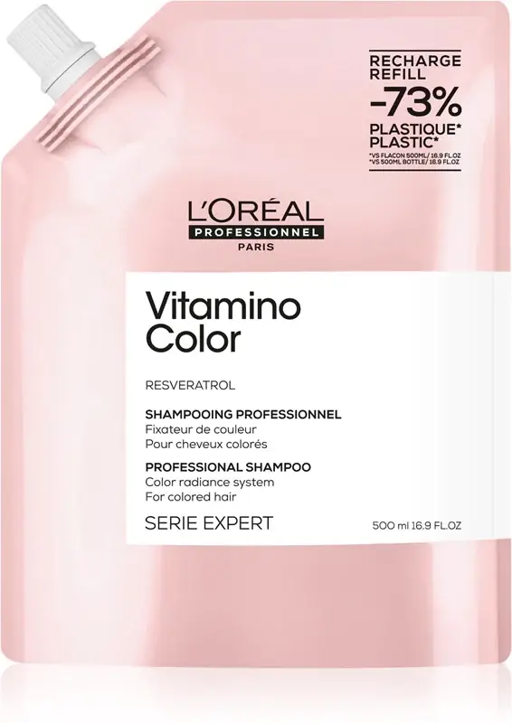 Professionnel Vitamino Color Eco-ricarica Shampoo Fissatore di Colore Resveratrolo 500ml