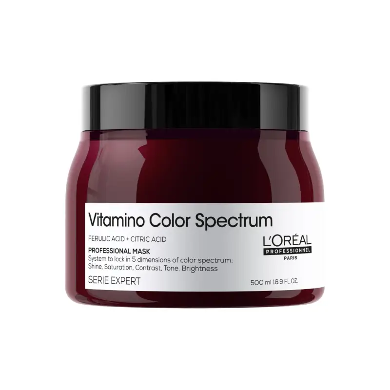 L'Oreal Professionnel, Vitamino Color Spectrum, Maschera in crema per il trattamento dei capelli, per la protezione del colore, 500 ml