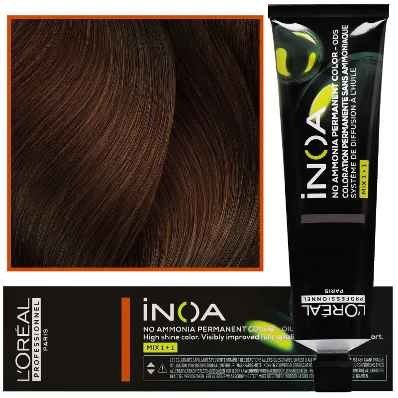 L oréal Tintura per capelli Inoa 60 ml 5 4 Castano Rame Chiaro