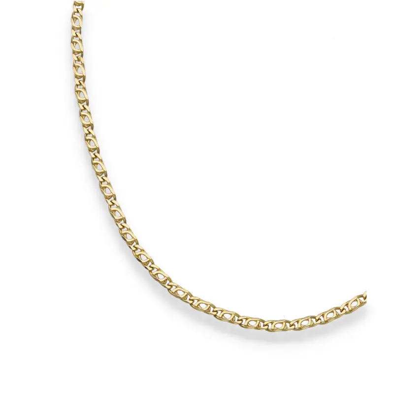 Catena oro giallo maglia catena miniatura 2