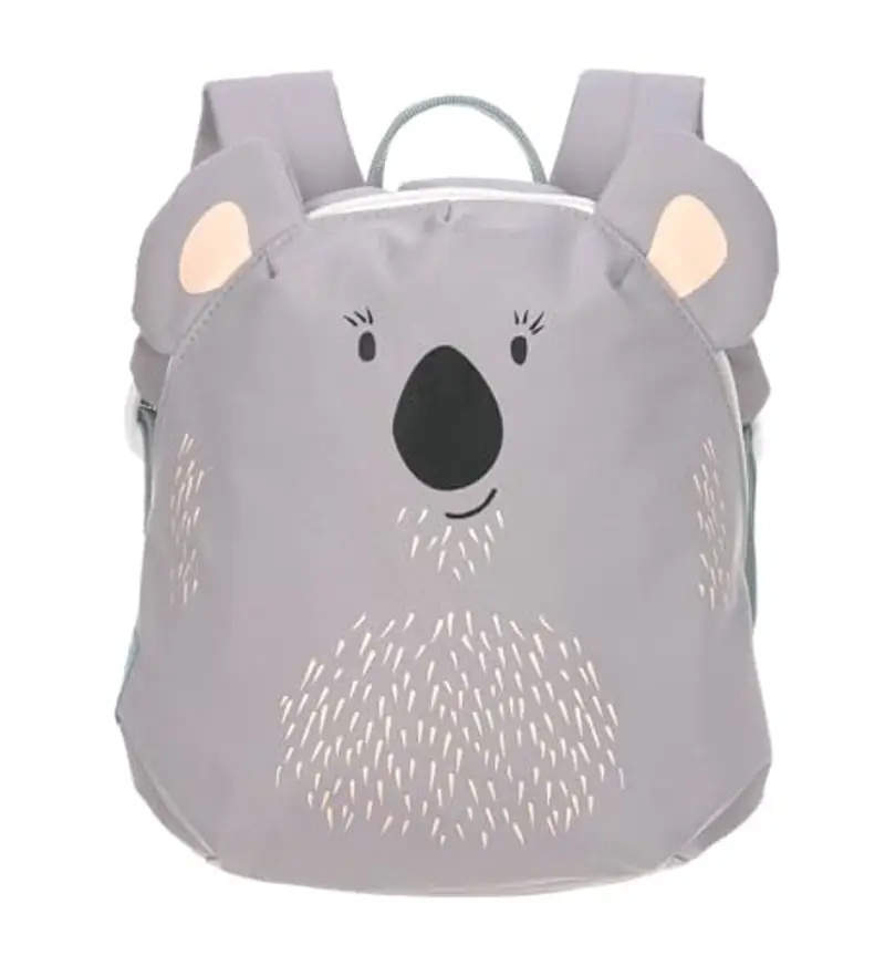 Lässig Piccolo zaino per bambini per la scuola materna con cinturino da 2 anni, 20 x 9 x 24 cm, 3,5 L, Grigio