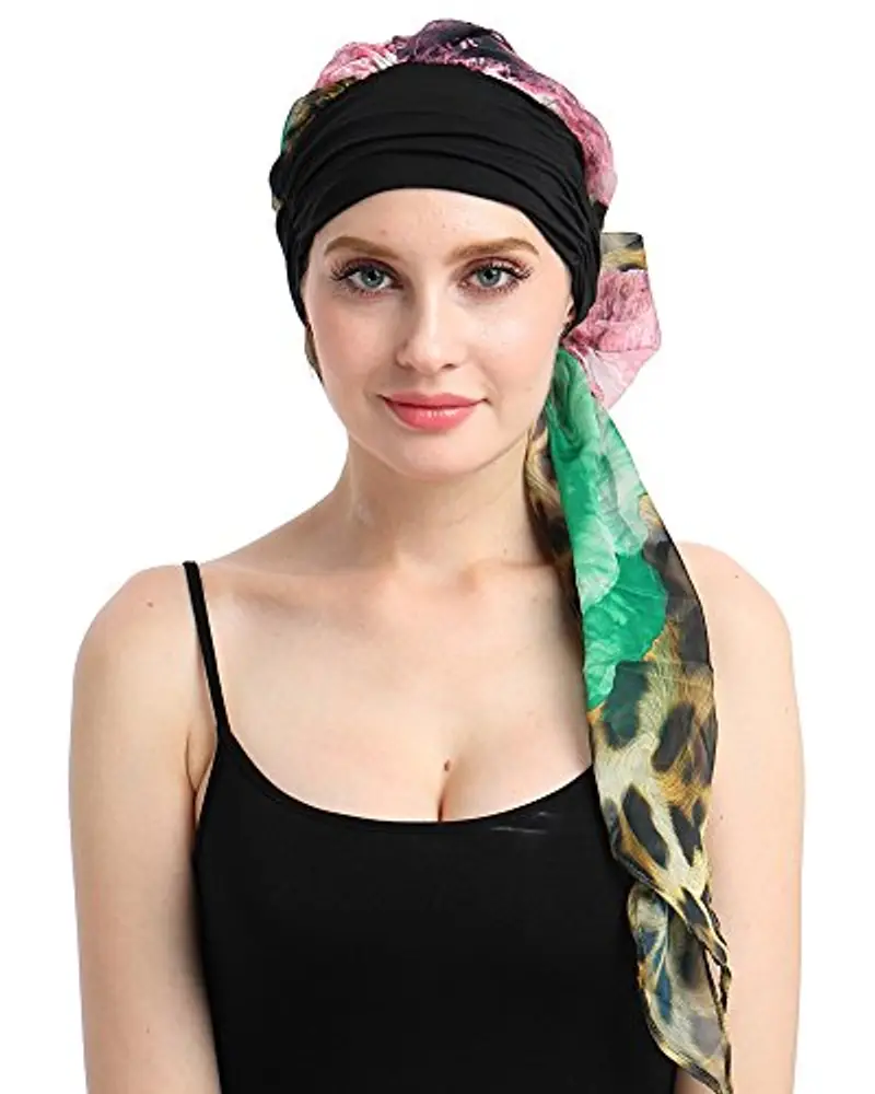 la chemio Cappello Turbante Testa Sciarpe Pre - Legato Copricapo Bandana per Cancro