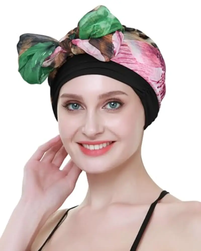 la chemio Cappello Turbante Testa Sciarpe Pre - Legato Copricapo Bandana per Cancro miniatura 2