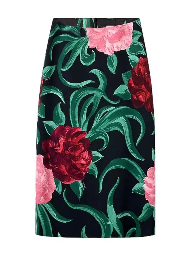 Gonna a tubino Multicolore