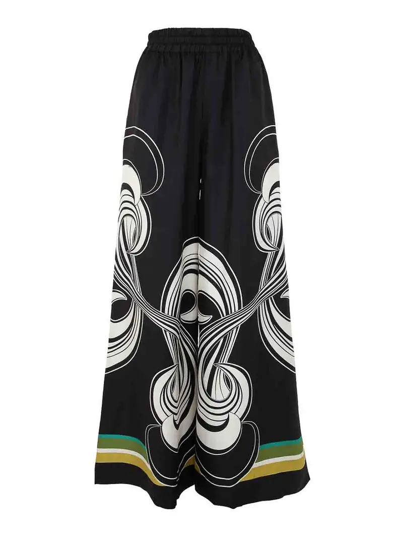 Pantaloni a palazzo Multicolore