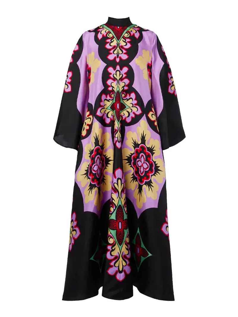 Pantaloni seta Multicolore