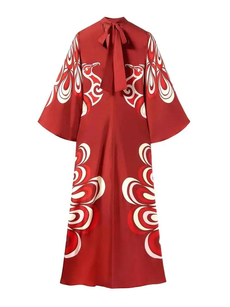 Pantaloni seta Rosso