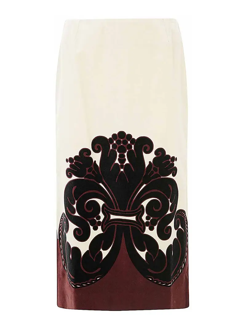 Posto per la gonna a tubino Bianco