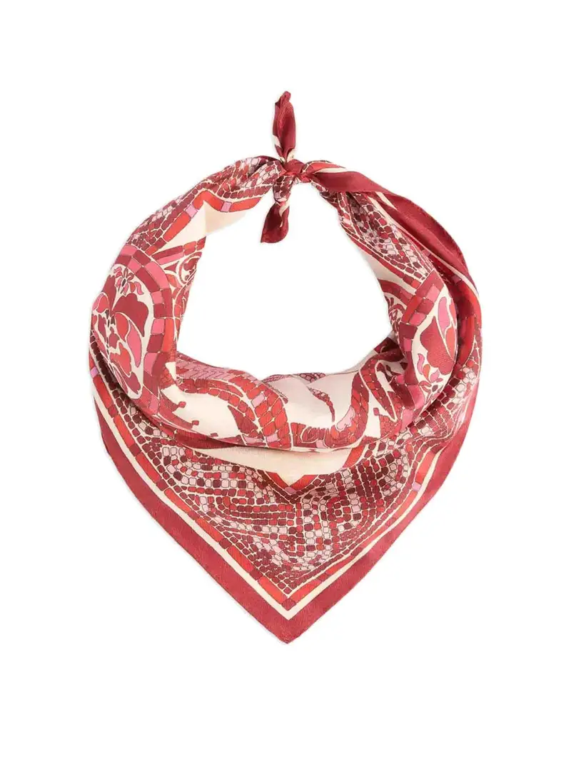 Sciarpa in seta Rosso