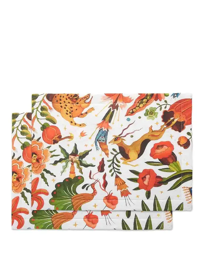 Set da due di libri Jungle Bianco