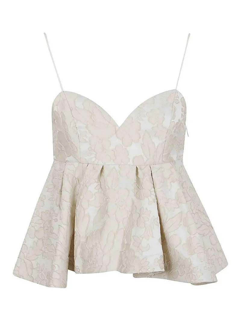 LA DOUBLEJ Top Bianco 3268720