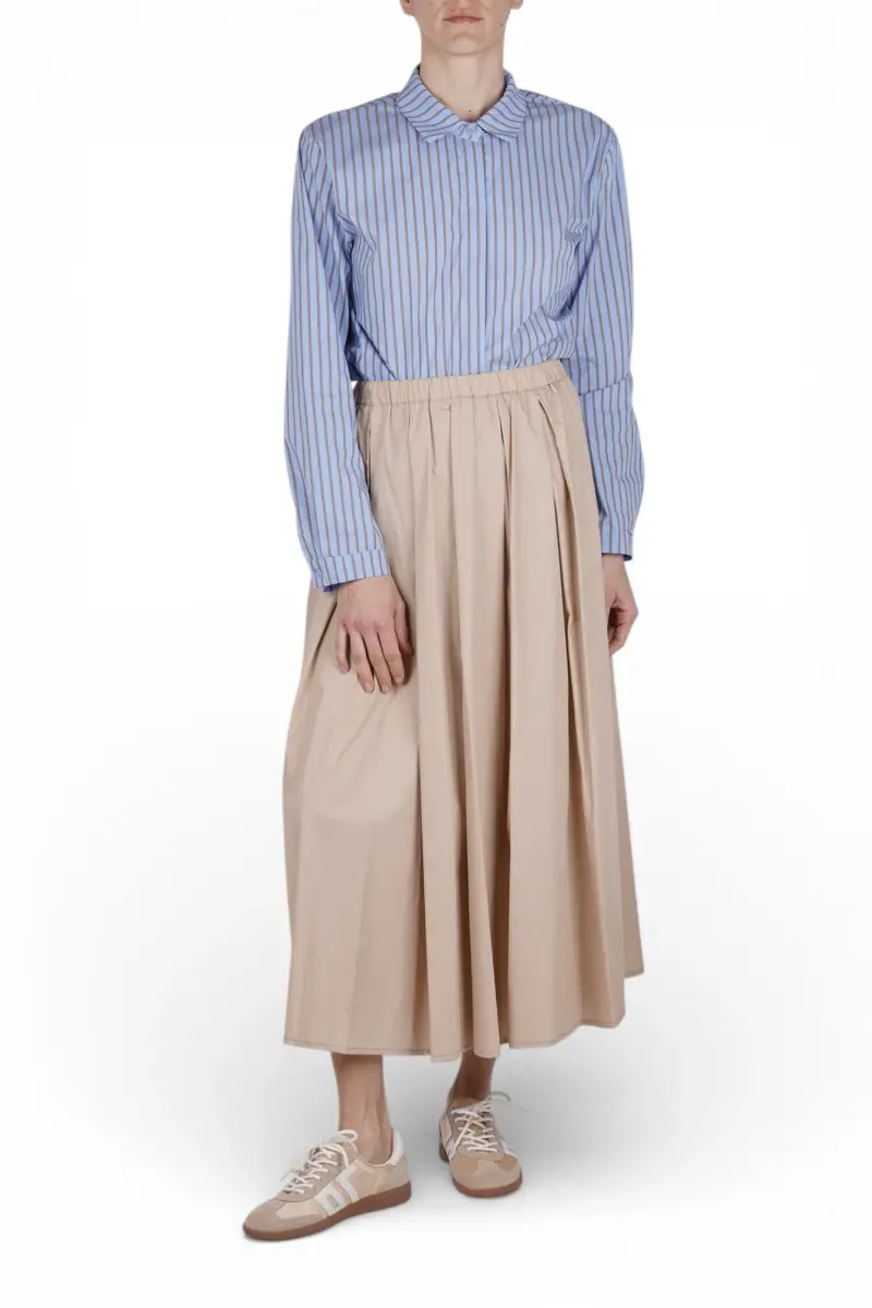 Camicia - 471213 - Celeste/Marrone miniatura 2