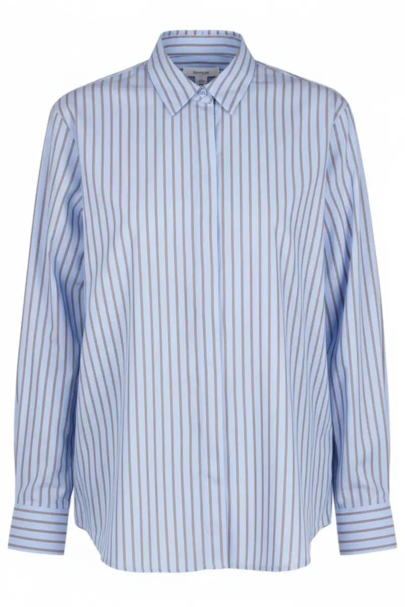 Camicia - 471213 - Celeste/Marrone