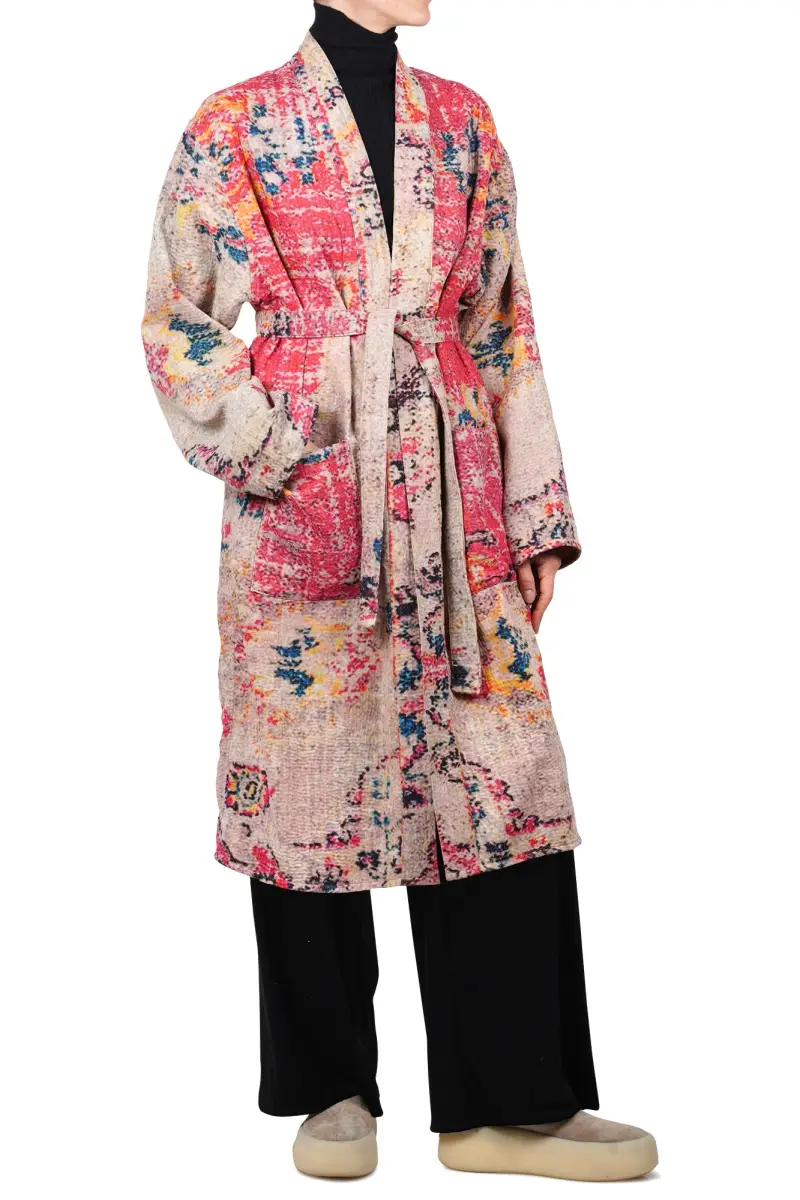 Kimono - 470163 - Grigio/Rosa miniatura 2