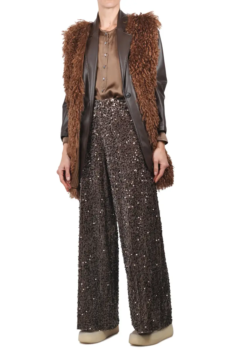 Pantalone - 461721 - Marrone miniatura 2