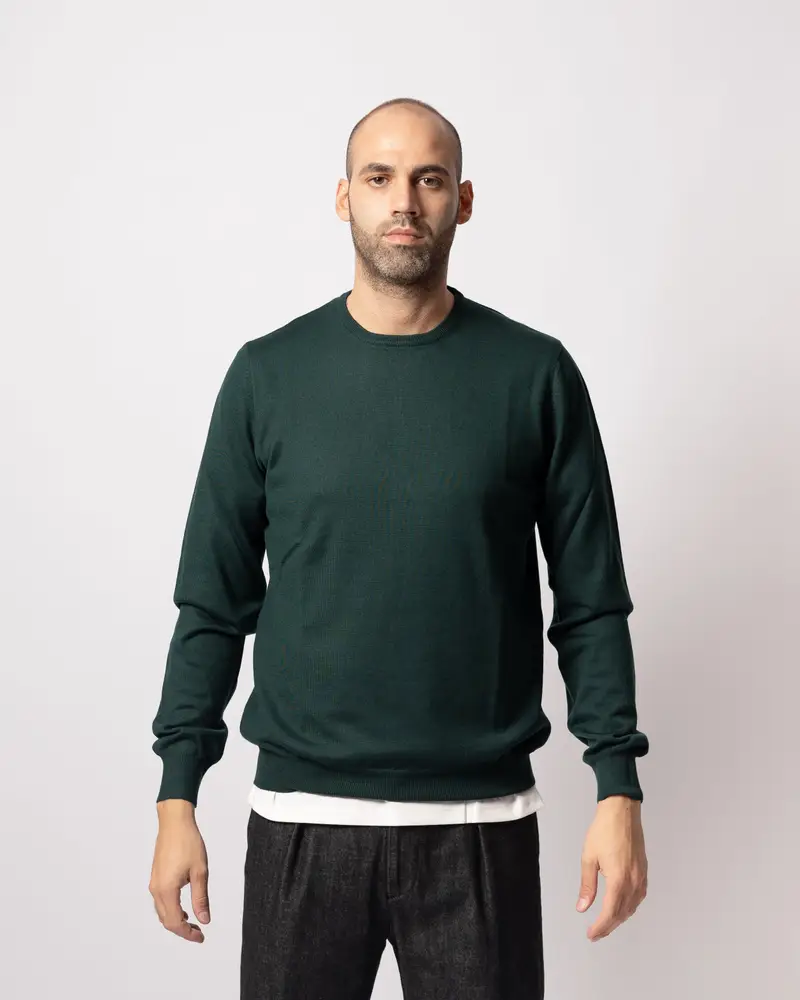 Maglioncinio Lana merinos Verde