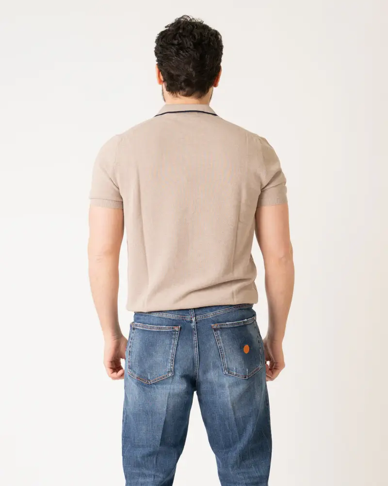 LA FILIERA Polo Beige 2311844 miniatura 3