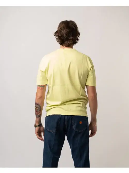 t-shirt crepe lime Giallo miniatura 3