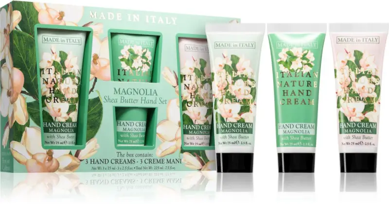 Magnolia Shea Butter Set confezione regalo (per le mani) 3 pz