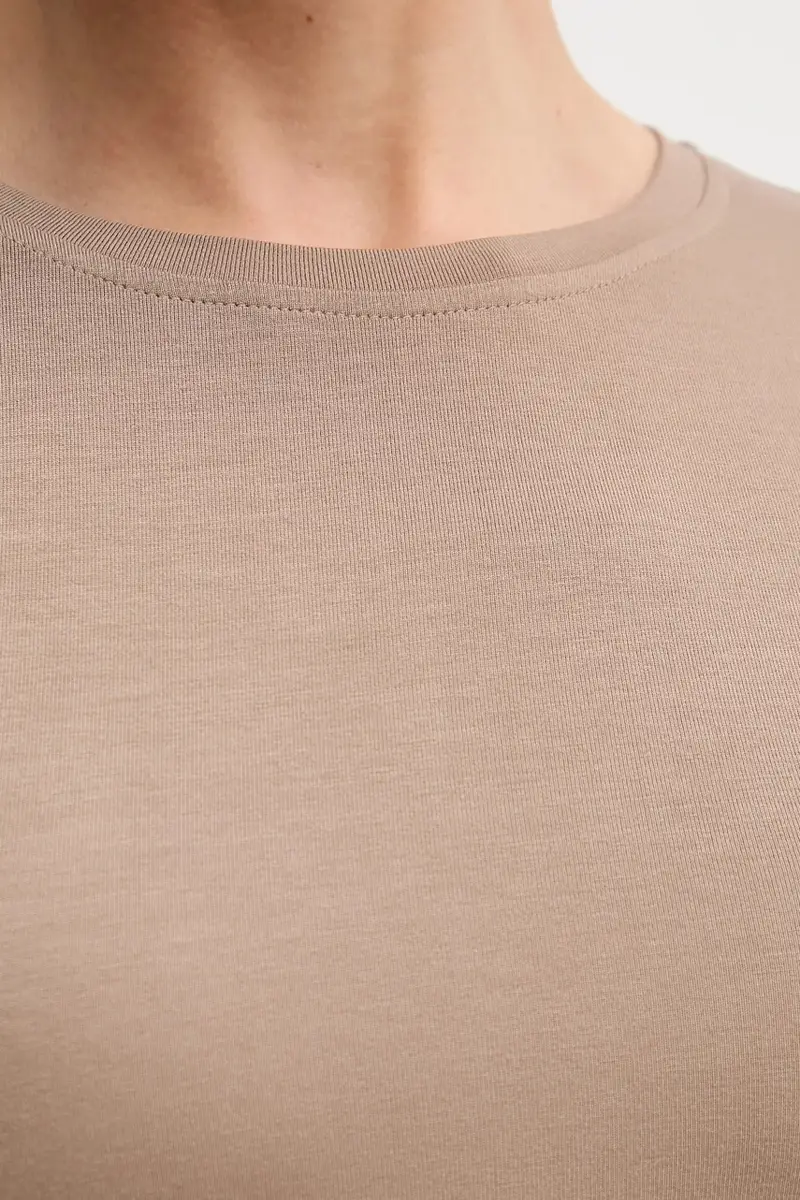 camicia a maniche lunghe MILO donna colore grigio LM.MILO Beige miniatura 5