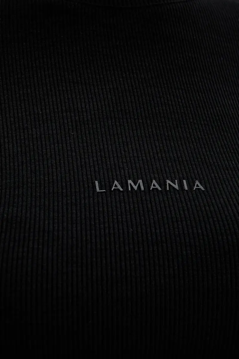 camicia a maniche lunghe Nero miniatura 5