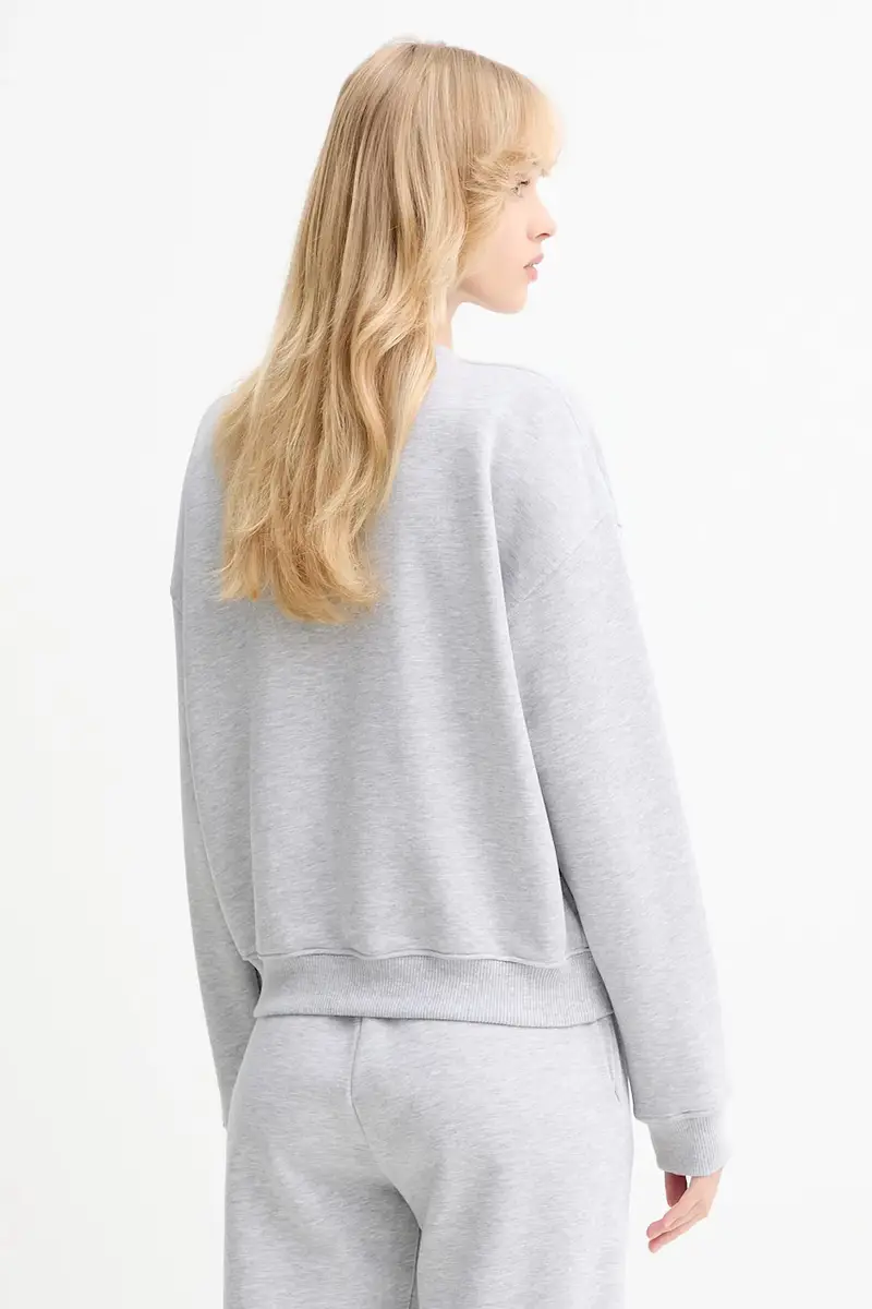 felpa ROYAL donna colore beige ROYAL Grigio miniatura 3