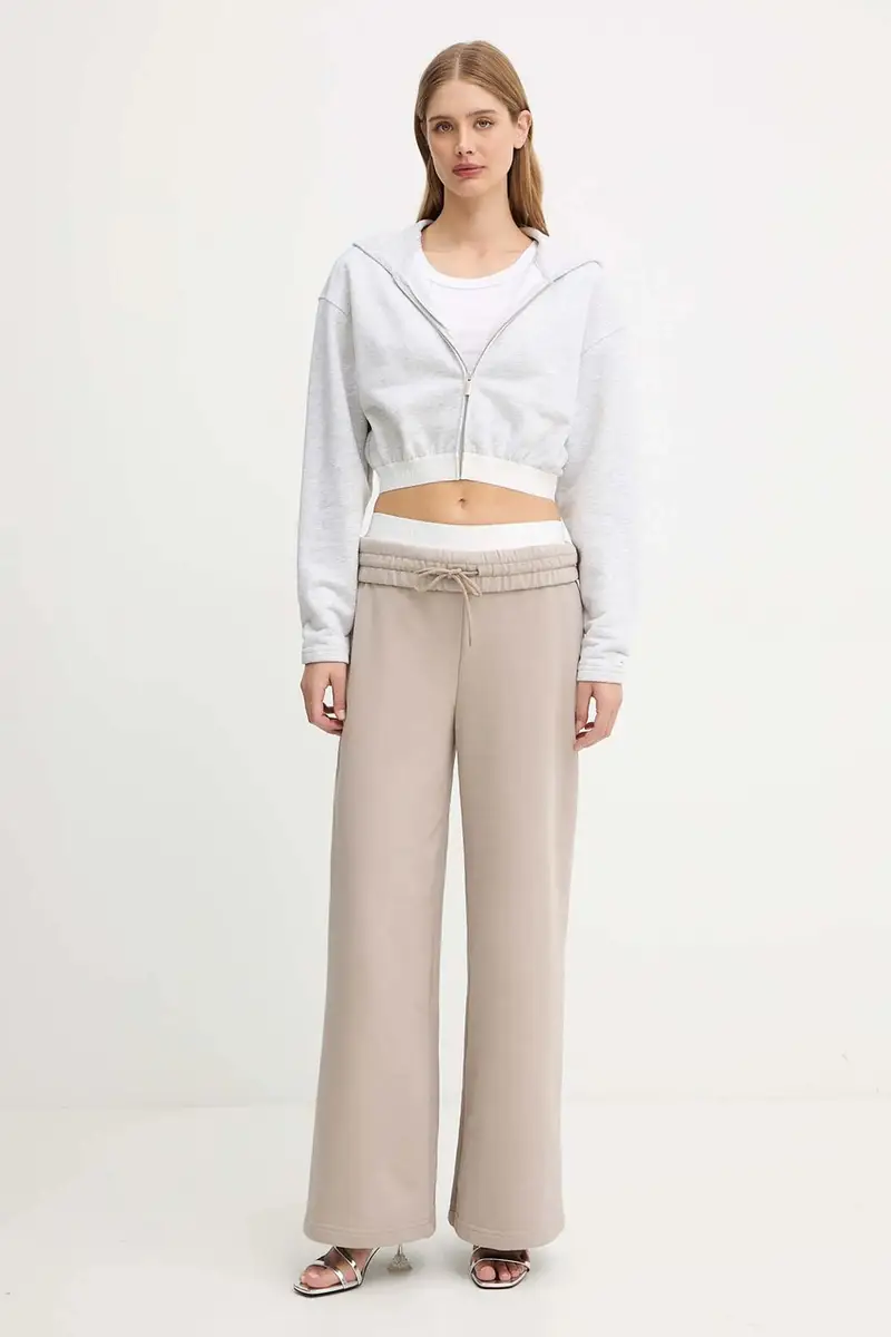 felpa SEAN donna colore grigio con cappuccio SEAN miniatura 2