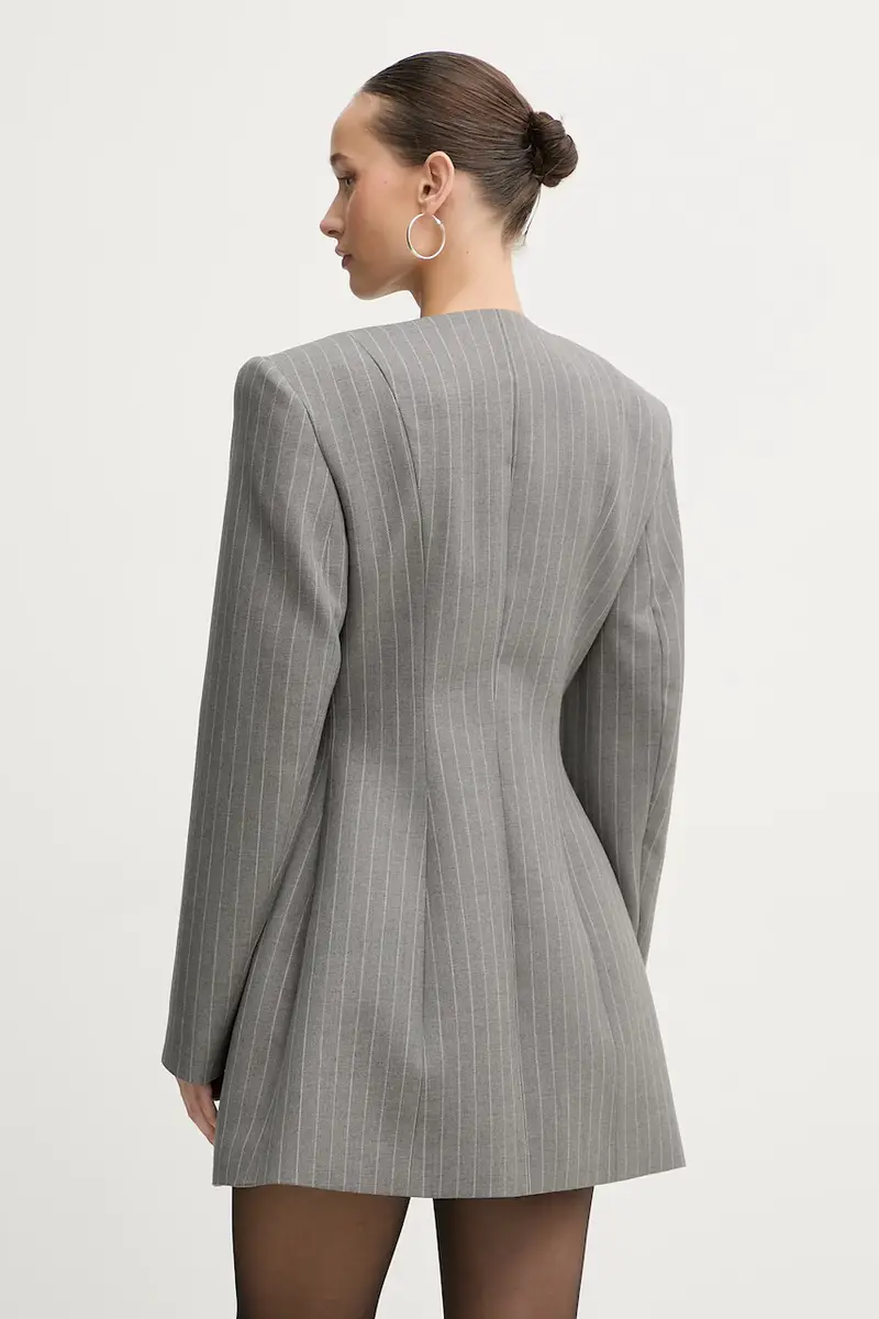 giacca in lana SELVIE Grigio miniatura 3